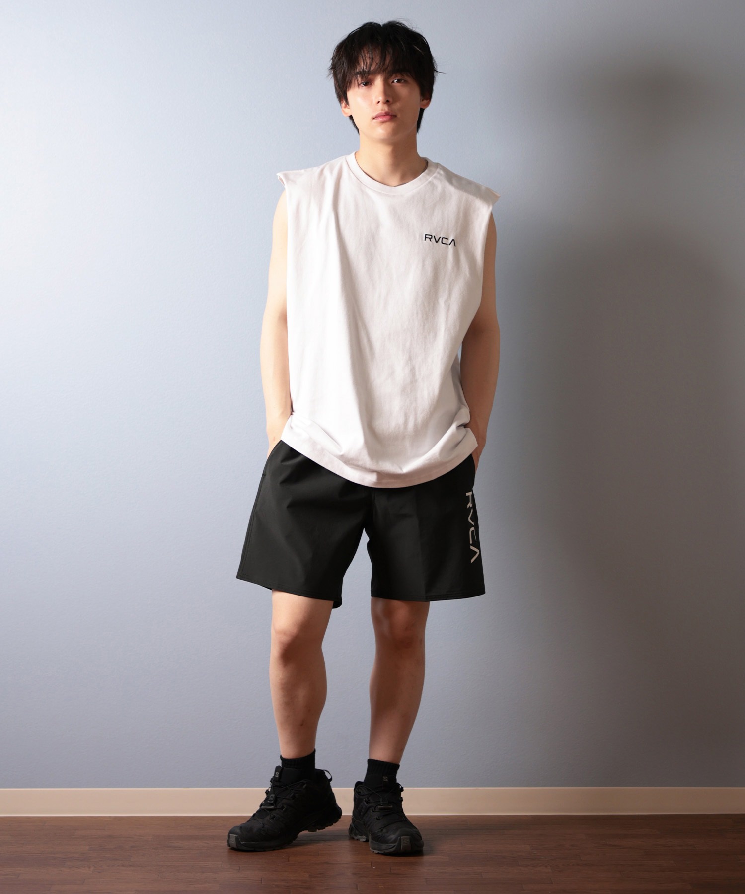 RVCA ルーカ タンクトップ メンズ バックプリント BF041-356