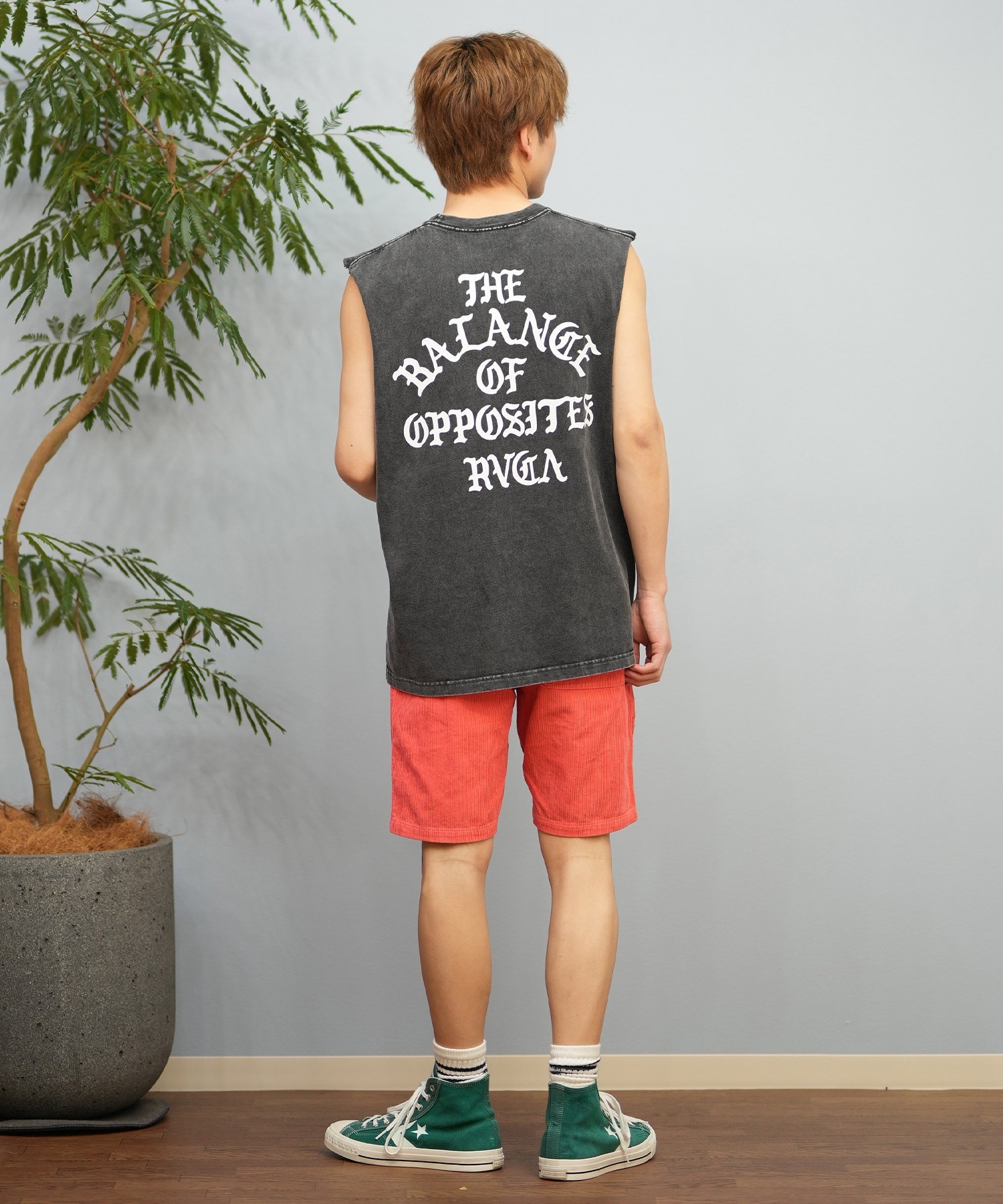 RVCA ルーカ タンクトップ メンズ バックプリント BF041-P35 タンク