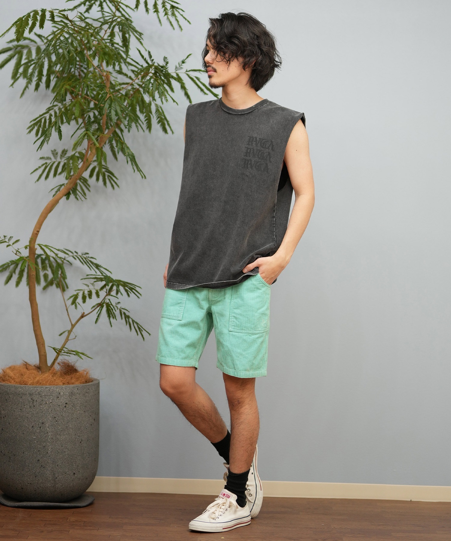 RVCA ルーカ タンクトップ メンズ バックプリント BF041-P35 タンク