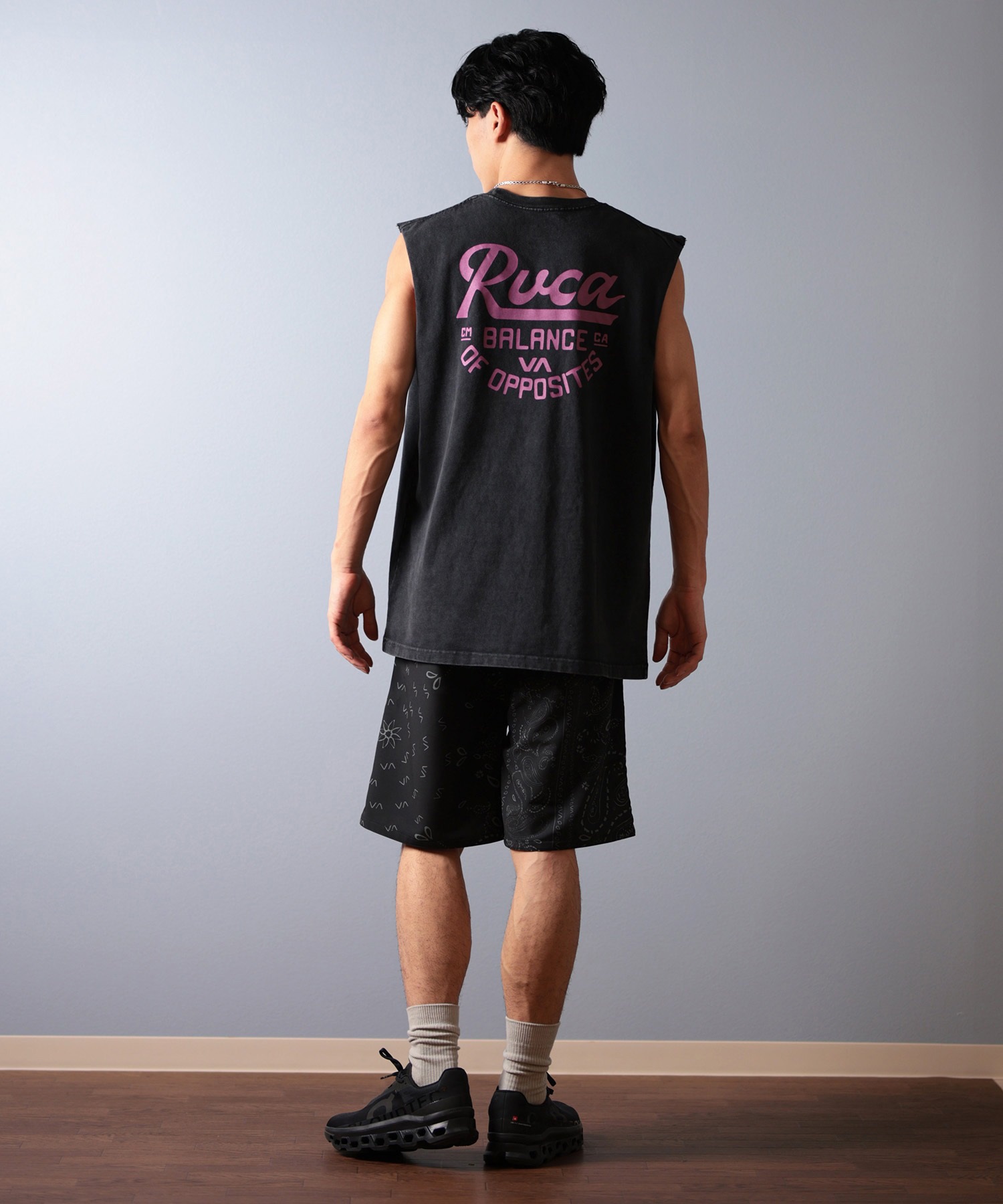 RVCA ルーカ タンクトップ メンズ バックプリント BF041-P36 タンク