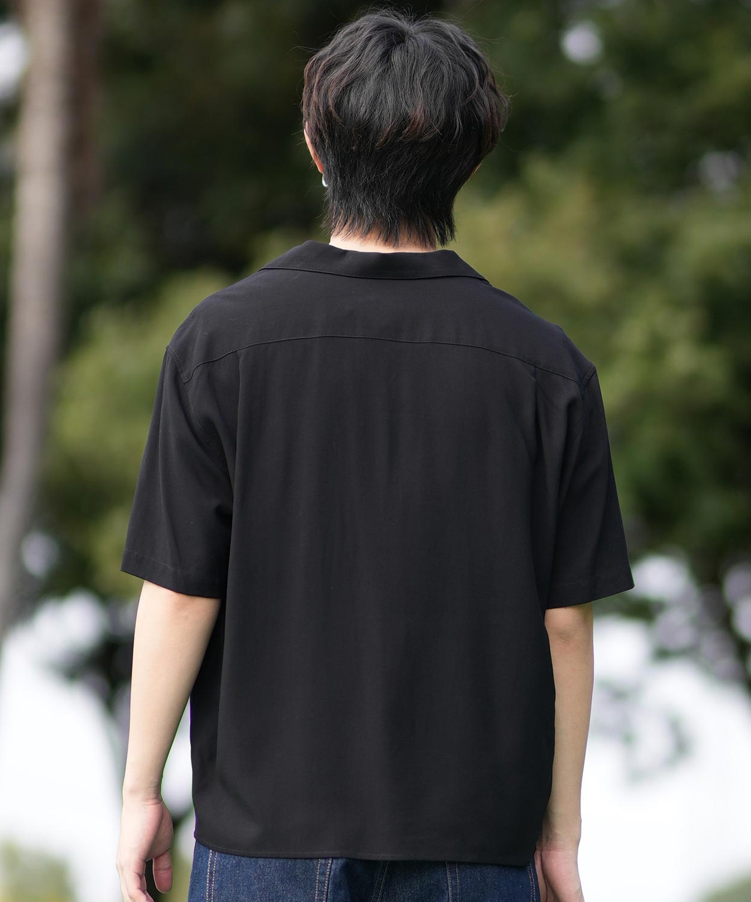 RVCA ルーカ 半袖 シャツ メンズ ワンポイント BF041-180(WHT-S)
