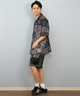 RVCA ルーカ 半袖 シャツ メンズ ペイズリー柄 セットアップ BF04A-P13(BLK-S)