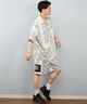 RVCA ルーカ 半袖 シャツ メンズ ペイズリー柄 セットアップ BF04A-P13(BLK-S)