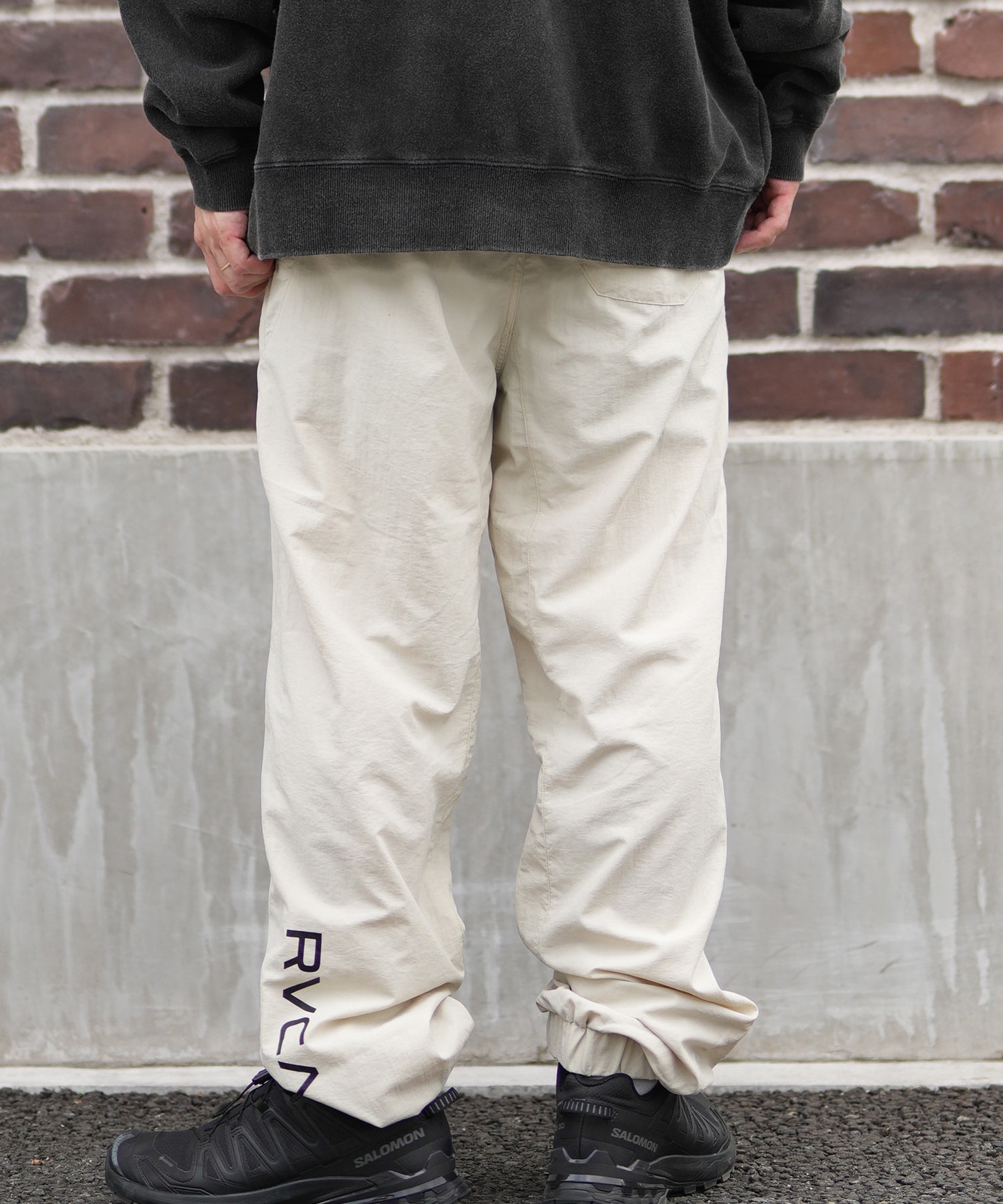 RVCA ルーカ ロングパンツ メンズ ジョガーパンツ 撥水 防風 MIL NYLON PT セットアップ対応 BF042-705(BLK-M)