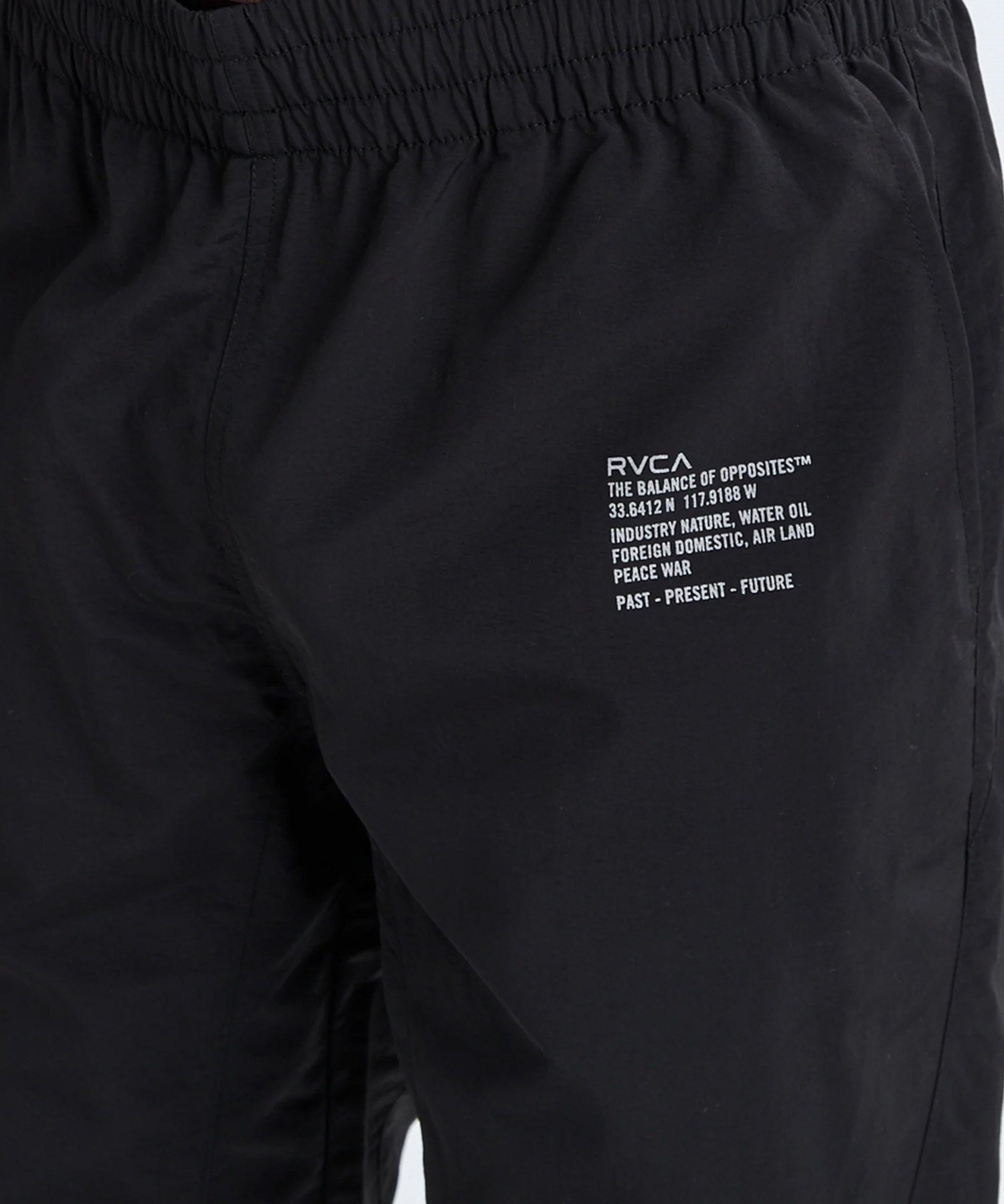 RVCA ルーカ ロングパンツ メンズ ジョガーパンツ 撥水 防風 MIL NYLON PT セットアップ対応 BF042-705(BLK-M)
