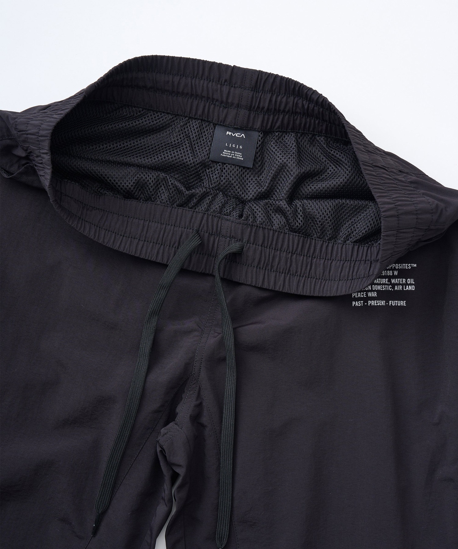 RVCA ルーカ ロングパンツ メンズ ジョガーパンツ 撥水 防風 MIL NYLON PT セットアップ対応 BF042-705(BLK-M)