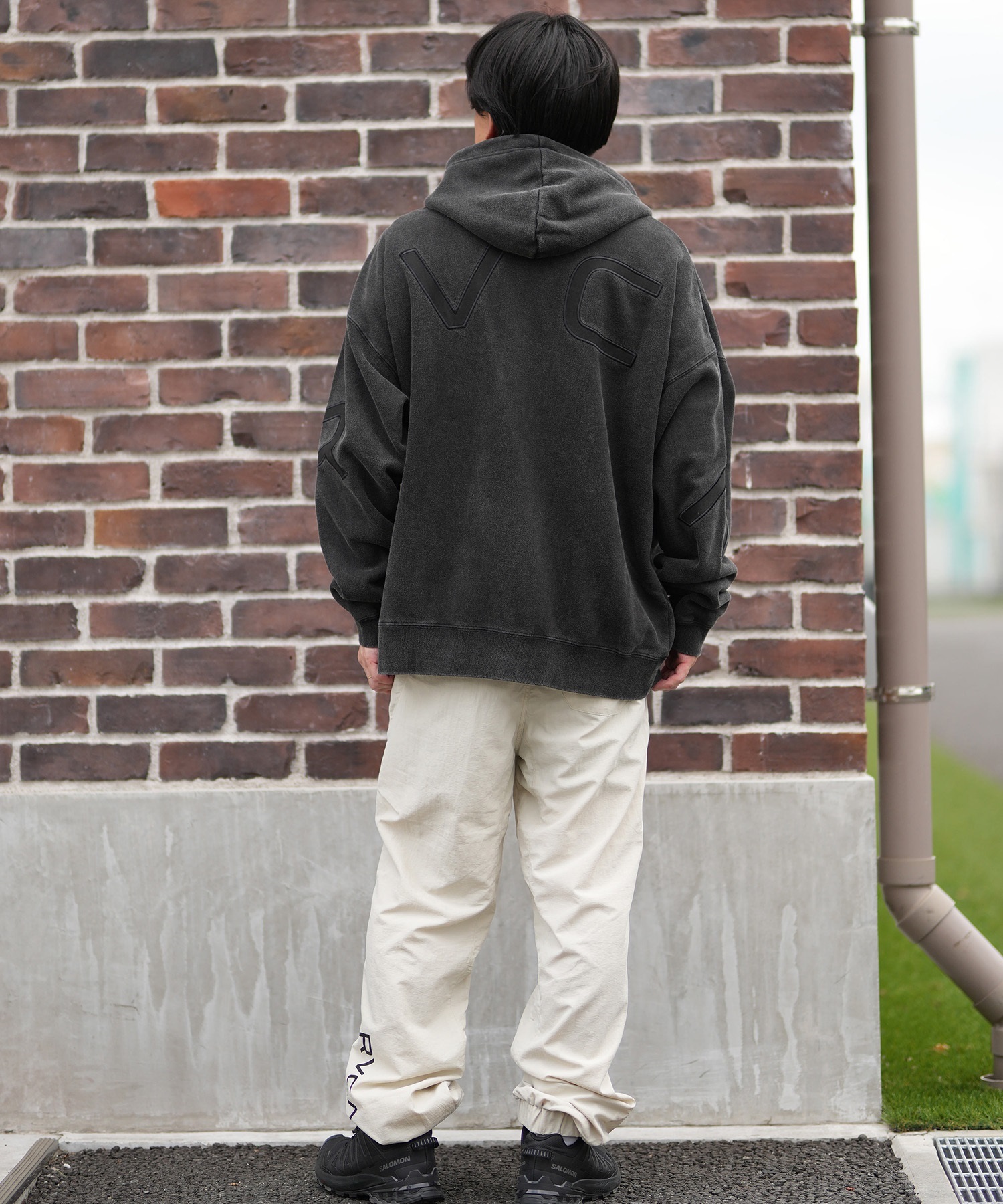 RVCA ルーカ ロングパンツ メンズ ジョガーパンツ 撥水 防風 MIL NYLON PT セットアップ対応 BF042-705(BLK-M)