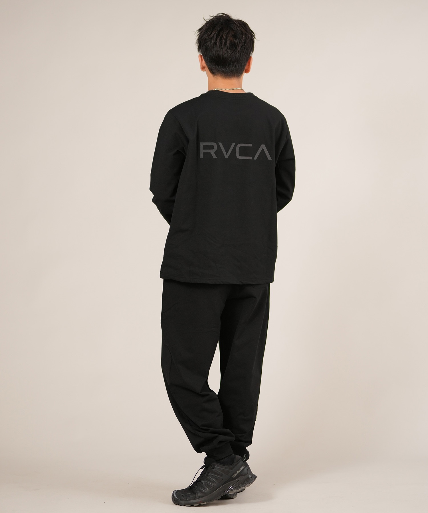 RVCA ルーカ ロングパンツ ロンパン メンズ スウェットパンツ ロゴ ワンポイント 裏毛 セットアップ対応 BF042-P71(BLB-S)
