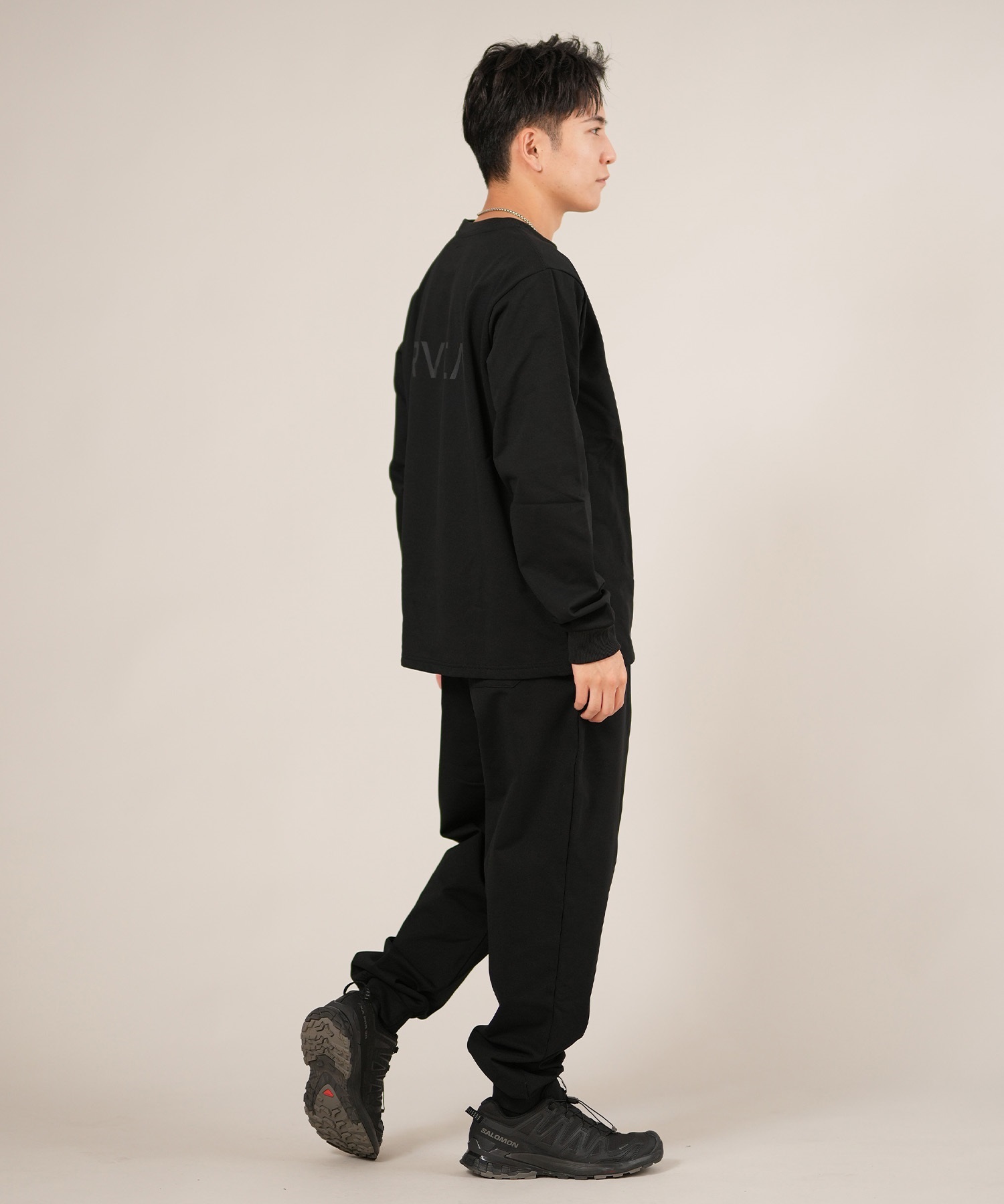 RVCA ルーカ ロングパンツ ロンパン メンズ スウェットパンツ ロゴ ワンポイント 裏毛 セットアップ対応 BF042-P71(BLB-S)