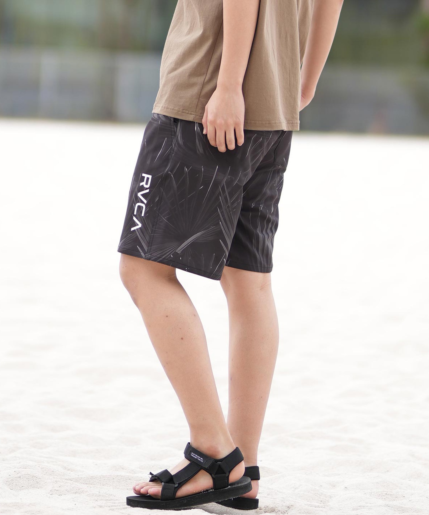 RVCA ルーカ ショートパンツ メンズ ショーツ トランクス 水着 水陸両用 OPPOSITE WS BF041-650(BLK-S)