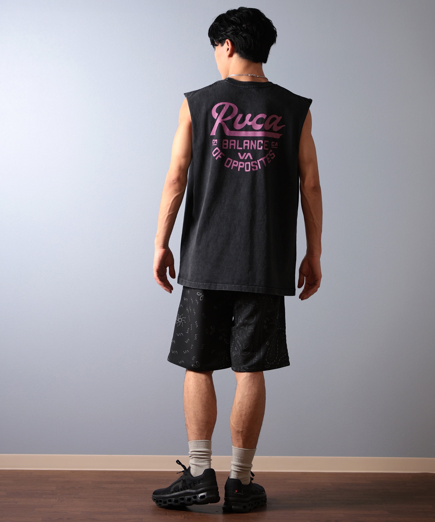 RVCA ルーカ ショートパンツ メンズ ショーツ トランクス 水着 水陸両用 OPPOSITE WS BF041-650(BLK-S)