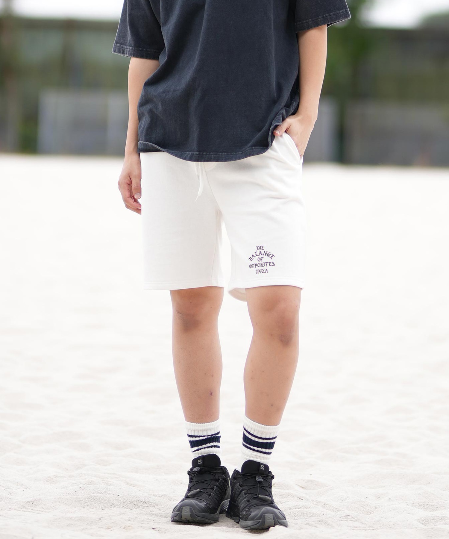RVCA ルーカ ショートパンツ メンズ スウェットショーツ IRON ON