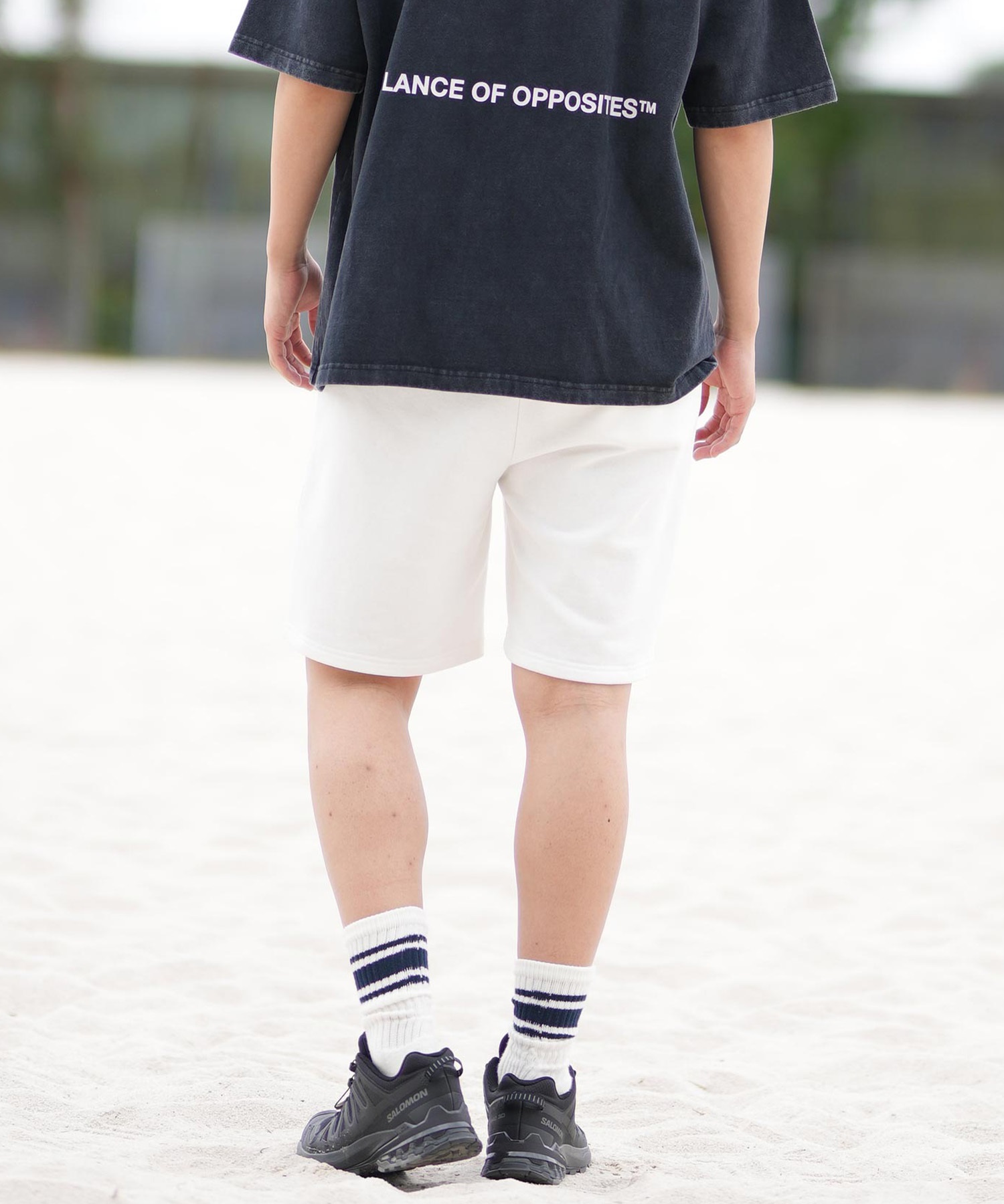 RVCA ルーカ ショートパンツ メンズ スウェットショーツ IRON ON FT WS セットアップ対応 BF041-652(WHT-S)