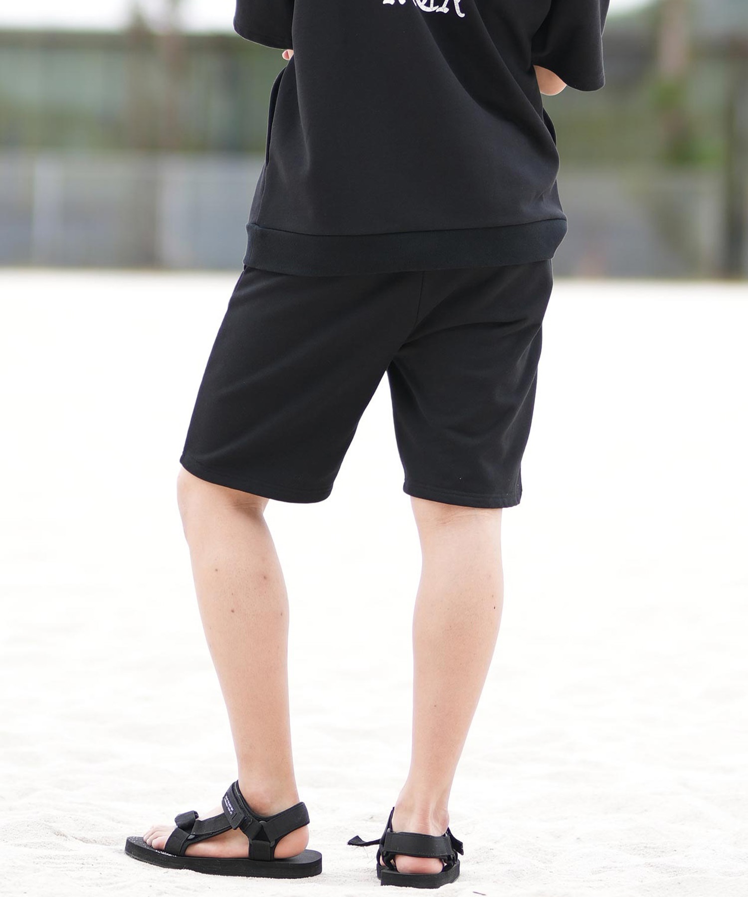 RVCA ルーカ ショートパンツ メンズ スウェットショーツ IRON ON FT WS セットアップ対応 BF041-652(WHT-S)