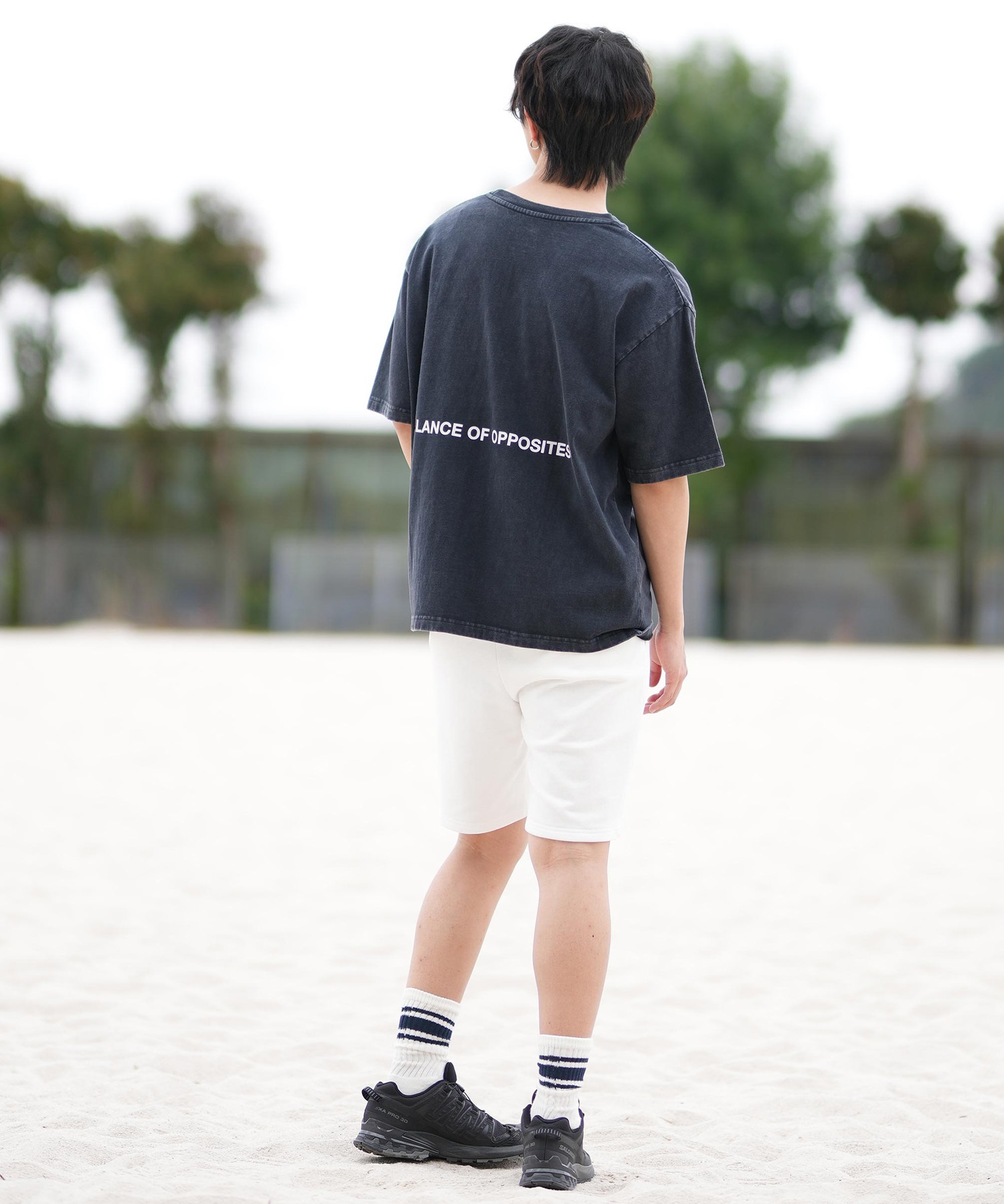 RVCA ルーカ ショートパンツ メンズ スウェットショーツ IRON ON FT WS セットアップ対応 BF041-652(WHT-S)