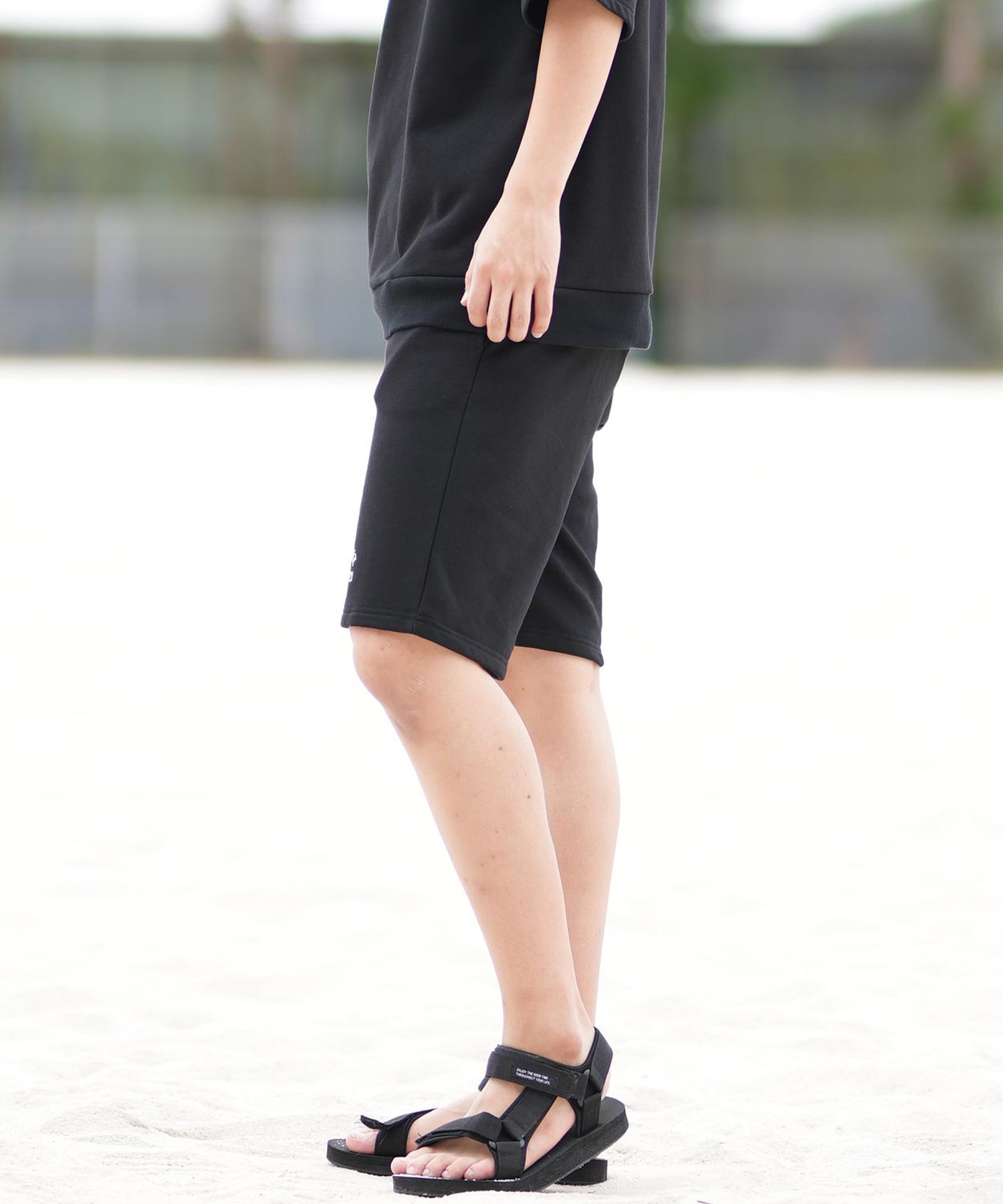 RVCA ルーカ ショートパンツ メンズ スウェットショーツ IRON ON FT WS セットアップ対応 BF041-652(WHT-S)