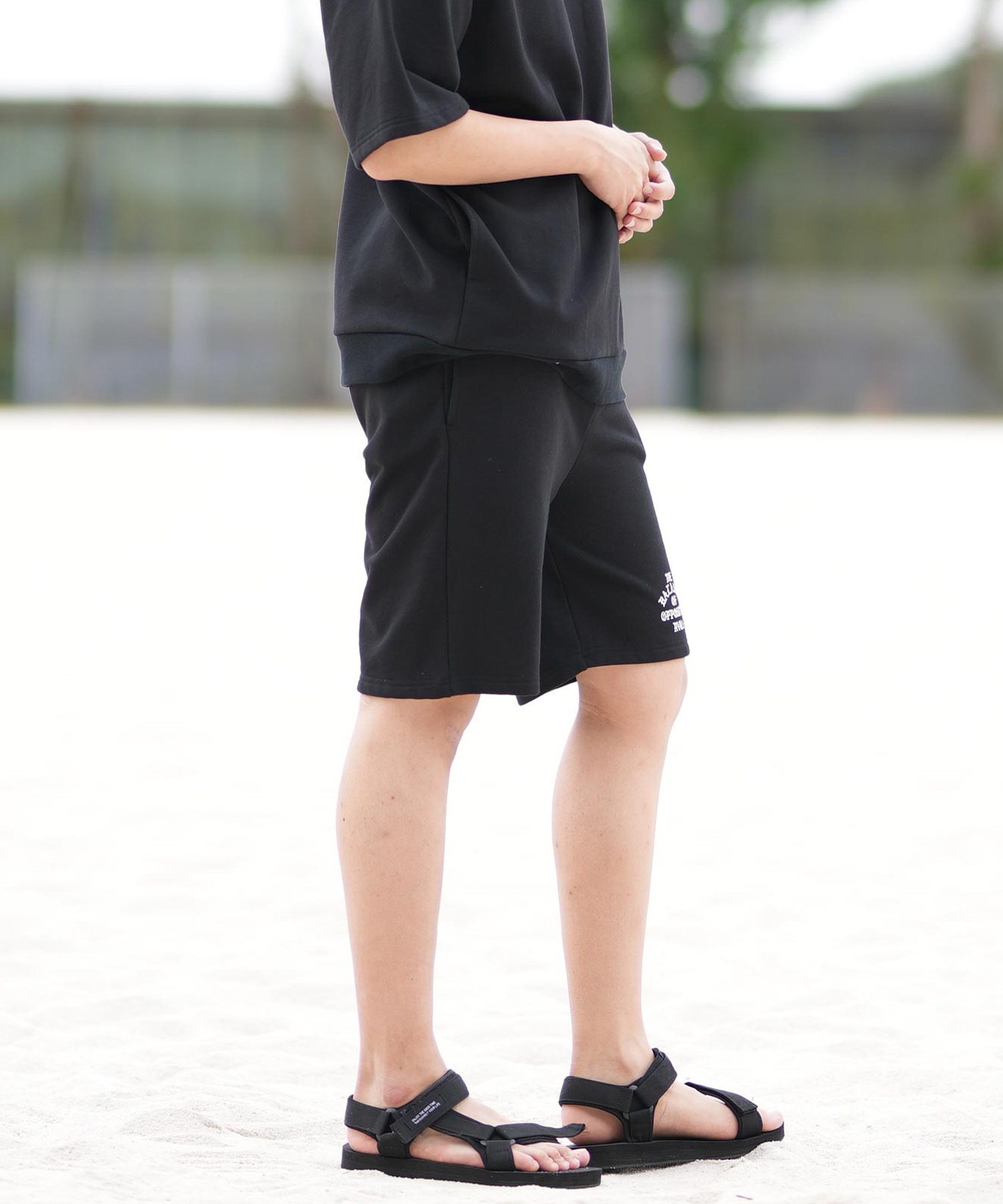RVCA ルーカ ショートパンツ メンズ スウェットショーツ IRON ON FT WS セットアップ対応 BF041-652(WHT-S)