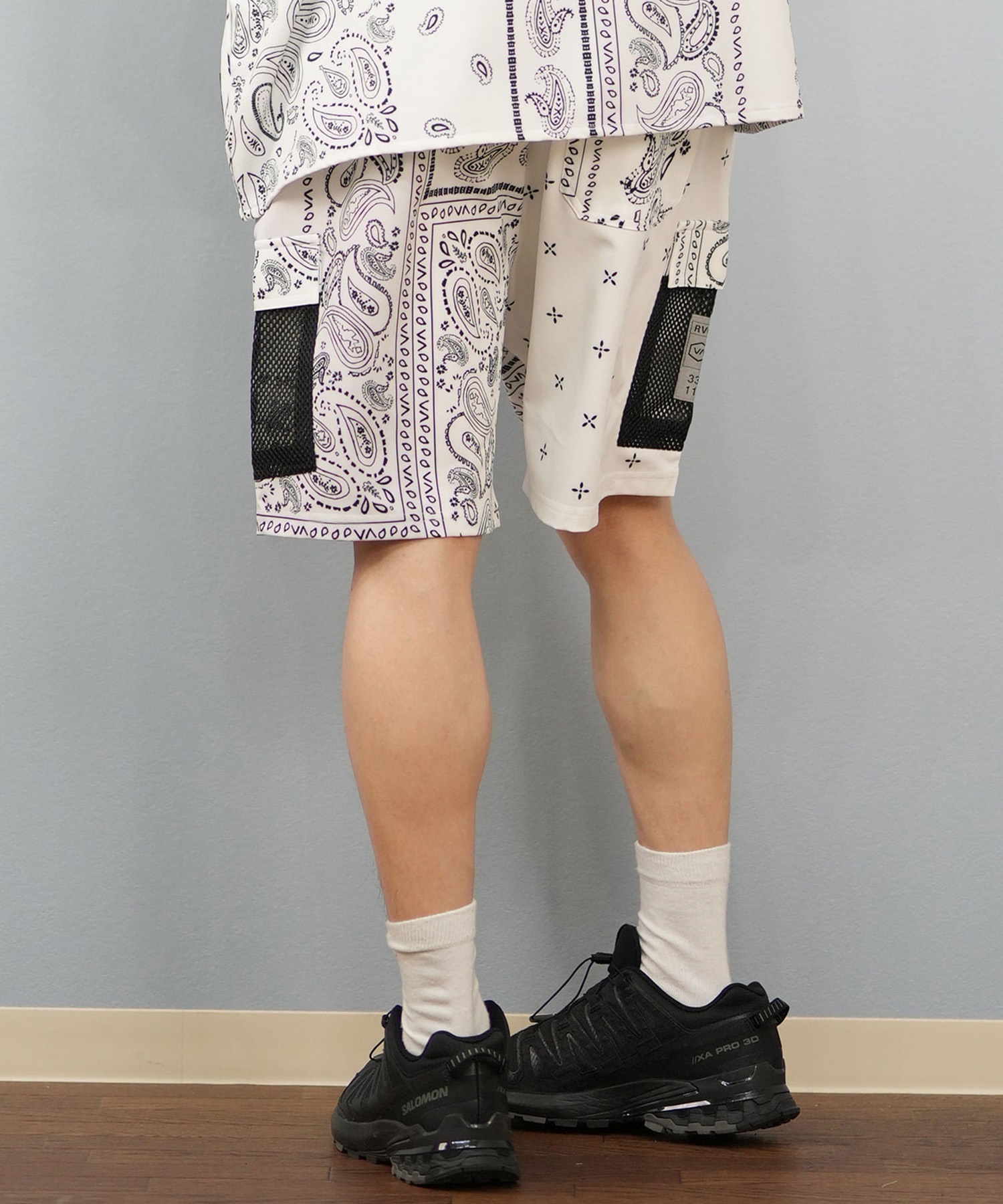 RVCA ルーカ ハーフパンツ ショートパンツ メンズ ペイズリー柄