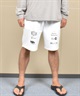 RVCA ルーカ ハーフパンツ ショートパンツ メンズ スウェット パンツ ブランドロゴ BF04A-P66(BLK-S)