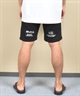 RVCA ルーカ ハーフパンツ ショートパンツ メンズ スウェット パンツ ブランドロゴ BF04A-P66(BLK-S)