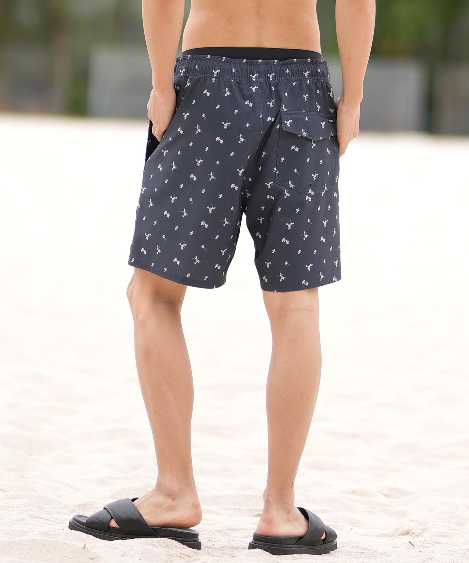 RVCA ルーカ 水着 トランクス メンズ ボードショーツ サーフパンツ 小花柄 17インチ 水陸両用 BF041-510(KSD0-S)