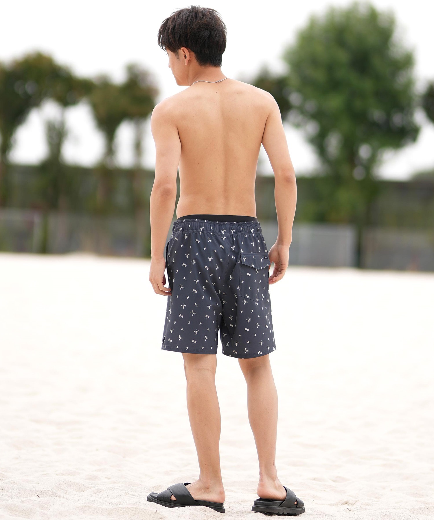 RVCA ルーカ 水着 トランクス メンズ ボードショーツ サーフパンツ 小花柄 17インチ 水陸両用 BF041-510(KSD0-S)