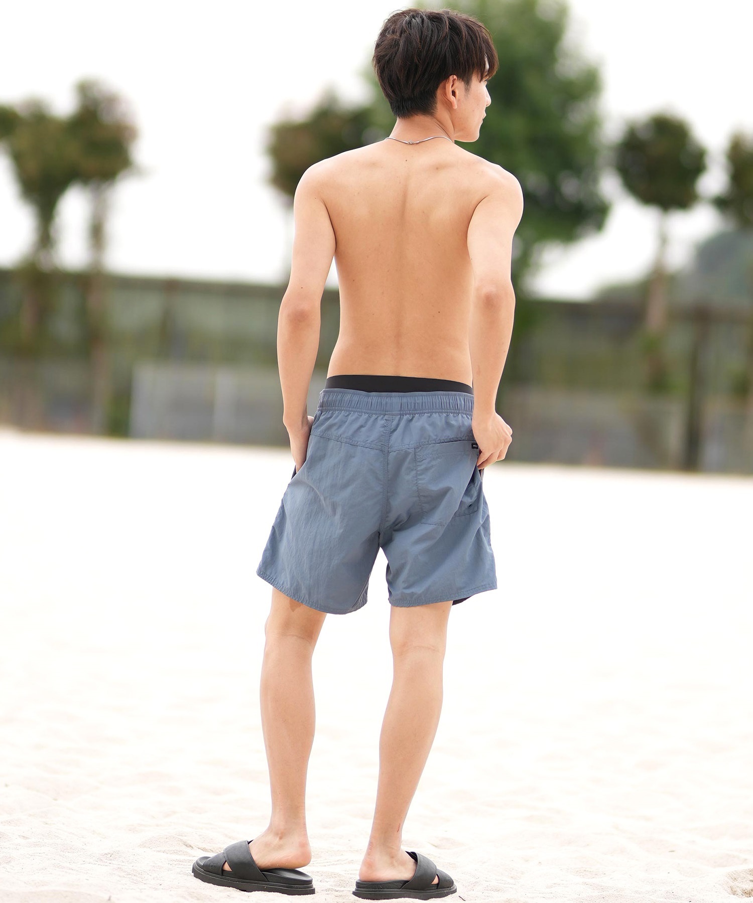 RVCA ルーカ 水着 トランクス メンズ ボードショーツ サーフパンツ サイドライン 16インチ 水陸両用 BF041-517(VNY-S)
