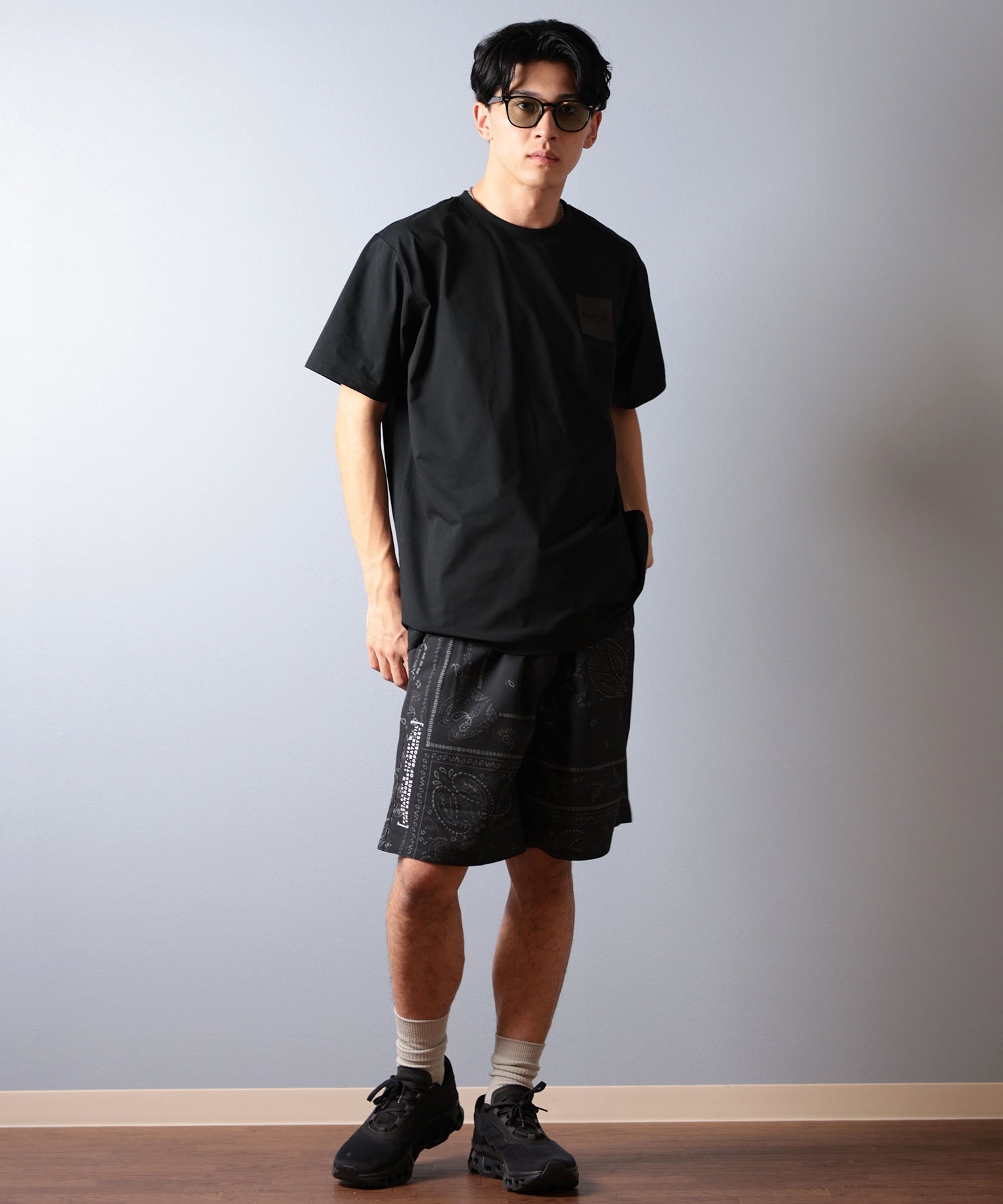 RVCA ルーカ 半袖 Tシャツ メンズ ラッシュガード 水陸両用