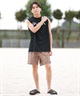 RVCA ルーカ ラッシュガード メンズ タンクトップ バックプリント UVカット 吸水速乾 水陸両用 BF041-878(WHT-S)