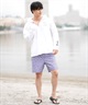 RVCA ルーカ 水着 ラッシュガード ジップアップ パーカー メンズ 長袖 バックプリント 水陸両用 UVカット 吸水速乾 BF041-P85(WHT-S)