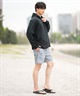RVCA ルーカ 水着 ラッシュガード ジップアップ パーカー メンズ 長袖 バックプリント 水陸両用 UVカット 吸水速乾 BF041-P85(WHT-S)