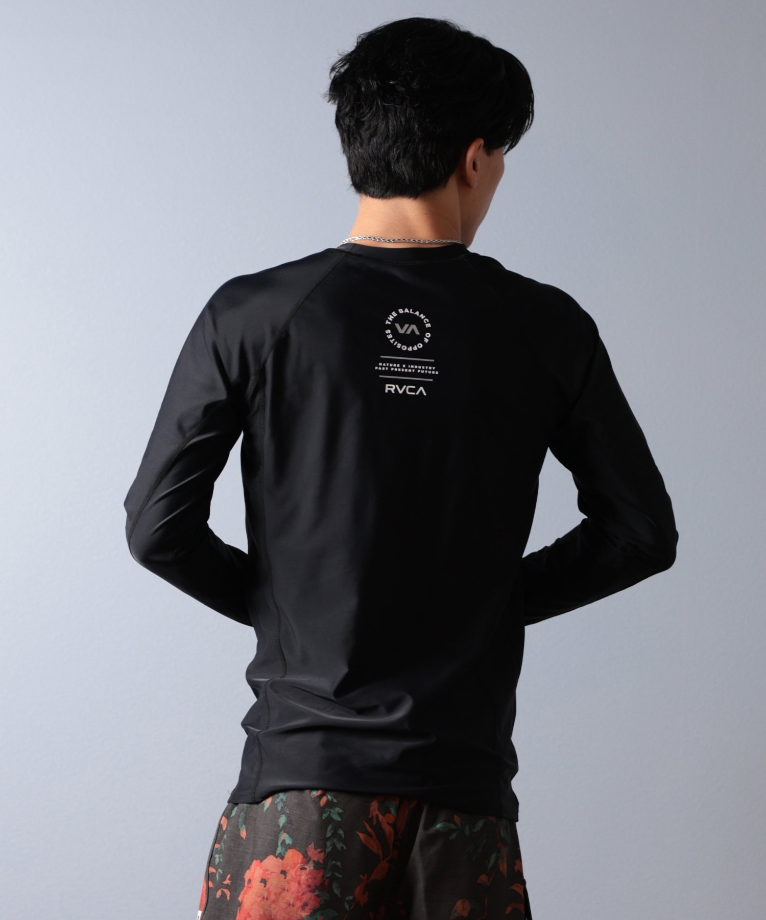 RVCA ルーカ 水着 ラッシュガード 長袖 Tシャツ ロンT メンズ