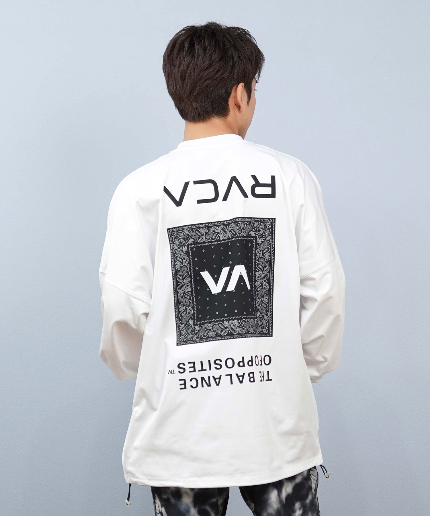 RVCA ルーカ 水着 ラッシュガード 長袖 Tシャツ ロンT メンズ