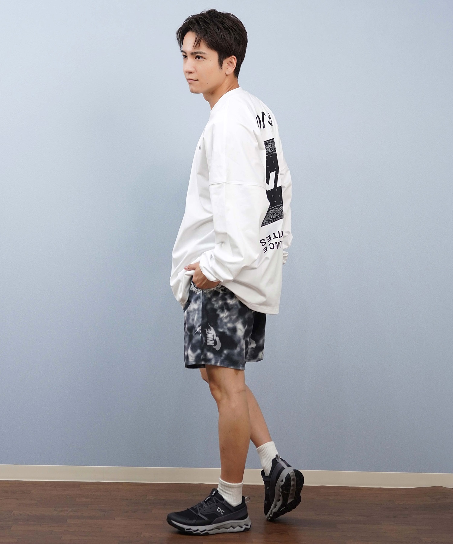 RVCA ルーカ 水着 ラッシュガード 長袖 Tシャツ ロンT メンズ バック