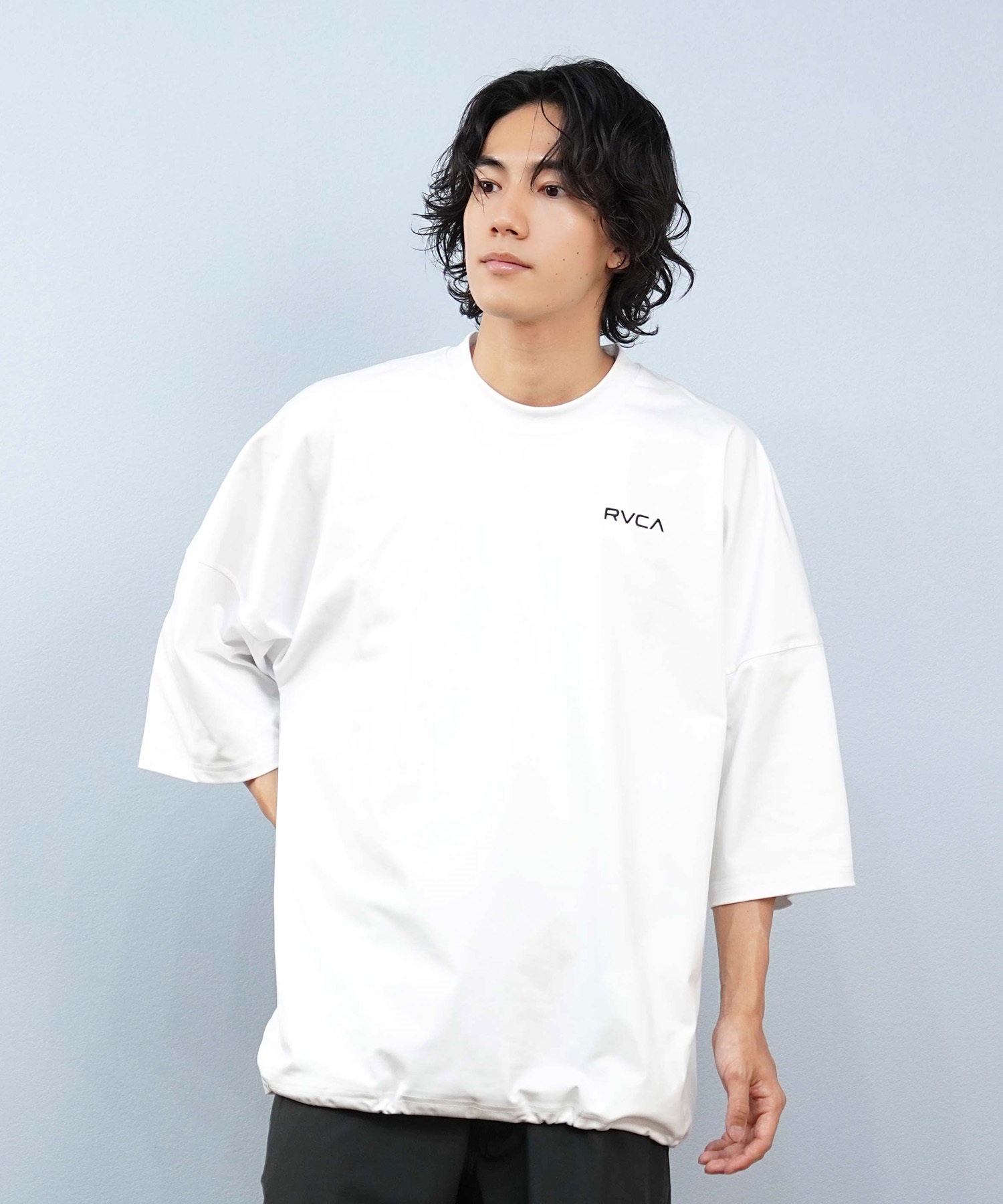 RVCA ルーカ 水着 ラッシュガード 半袖 Tシャツ メンズ バックプリント