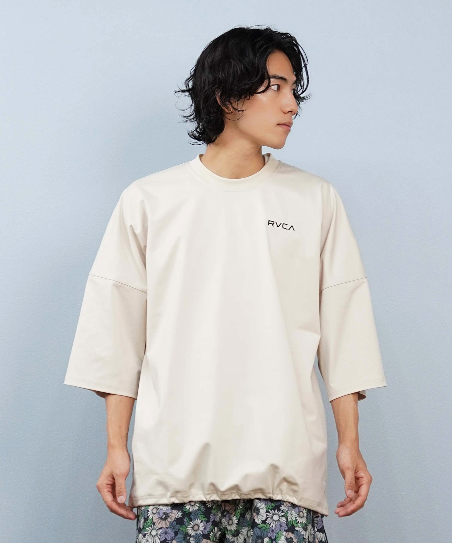 RVCA ルーカ 水着 ラッシュガード 半袖 Tシャツ メンズ バックプリント