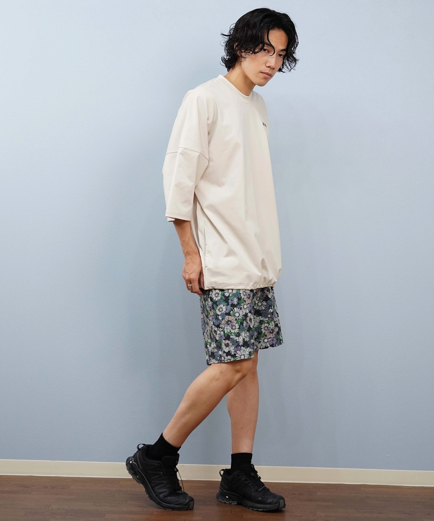 RVCA ルーカ 水着 ラッシュガード 半袖 Tシャツ メンズ バックプリント