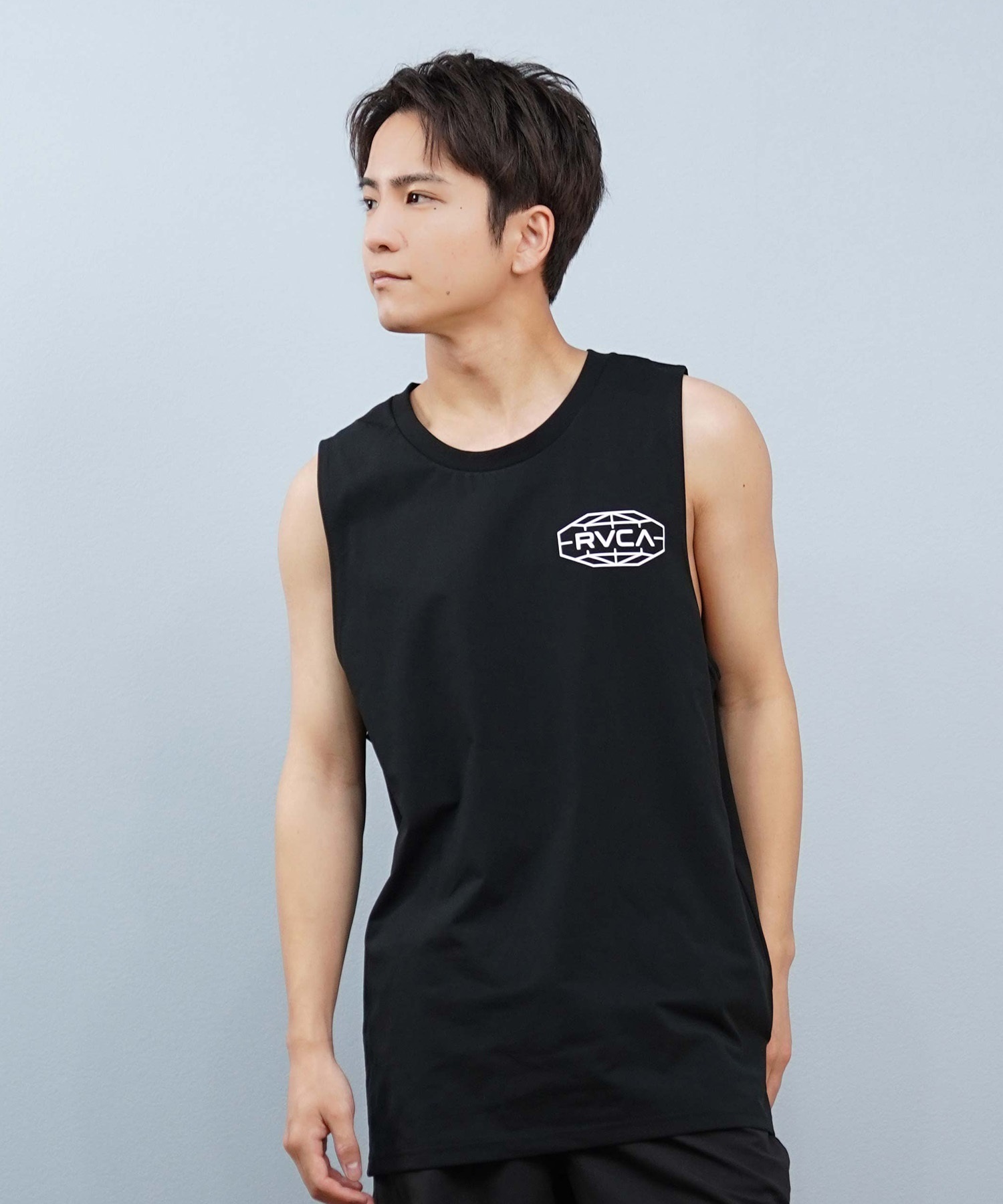 RVCA ハワイ　タンクトップ　ラッシュガード ルーカ RVCA メンズ ラッシュガード ノースリーブ タンクトップ