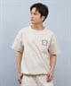 RVCA ルーカ 水着 ラッシュガード 半袖 Tシャツ メンズ 水陸両用 バックプリント セットアップ対応 BF04A-P89(BLK-S)