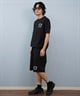 RVCA ルーカ 水着 ラッシュガード 半袖 Tシャツ メンズ 水陸両用 バックプリント セットアップ対応 BF04A-P89(BLK-S)