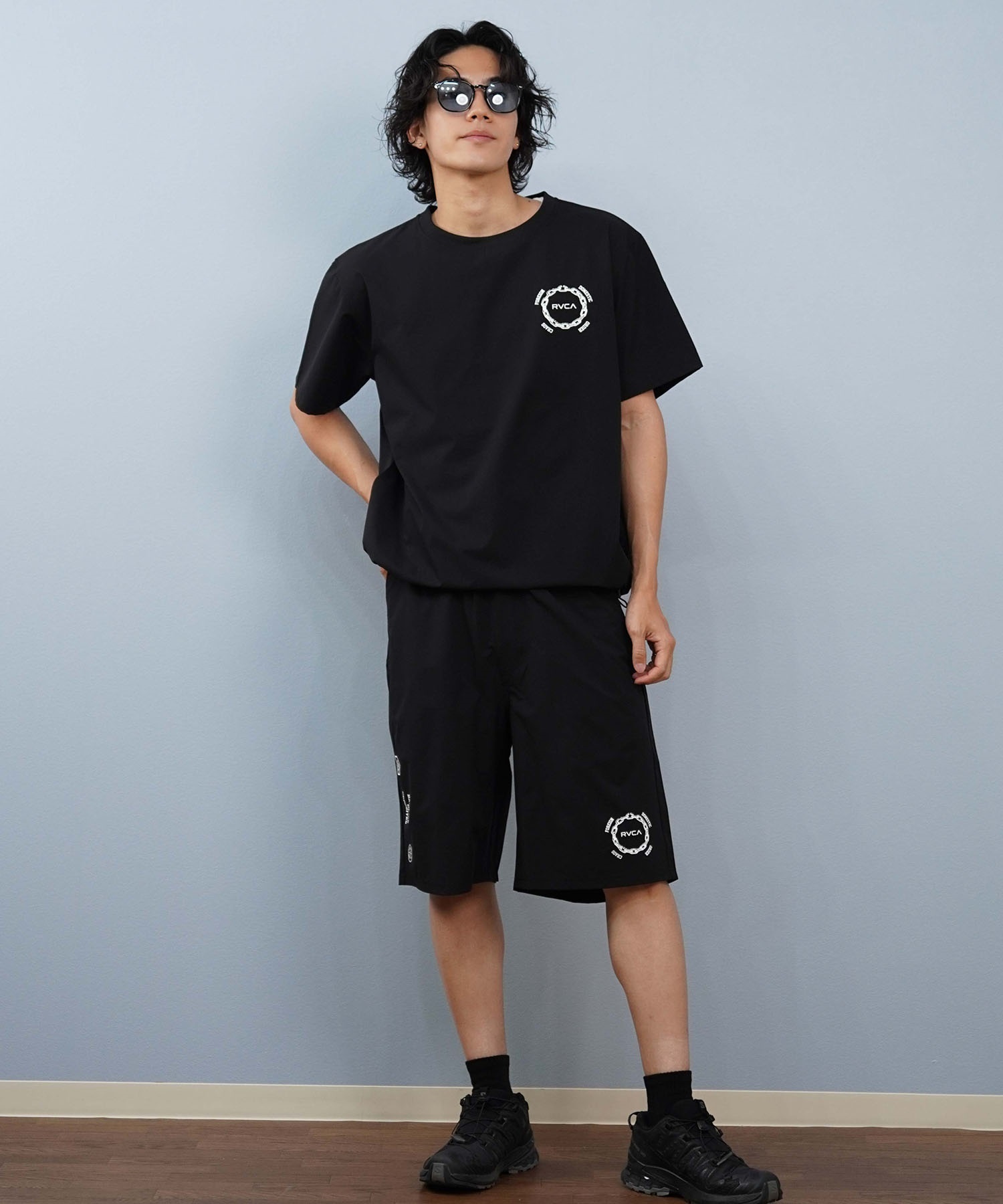 RVCA ルーカ 水着 ラッシュガード 半袖 Tシャツ メンズ 水陸両用