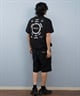 RVCA ルーカ 水着 ラッシュガード 半袖 Tシャツ メンズ 水陸両用 バックプリント セットアップ対応 BF04A-P89(BLK-S)