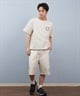 RVCA ルーカ 水着 ラッシュガード 半袖 Tシャツ メンズ 水陸両用 バックプリント セットアップ対応 BF04A-P89(BLK-S)