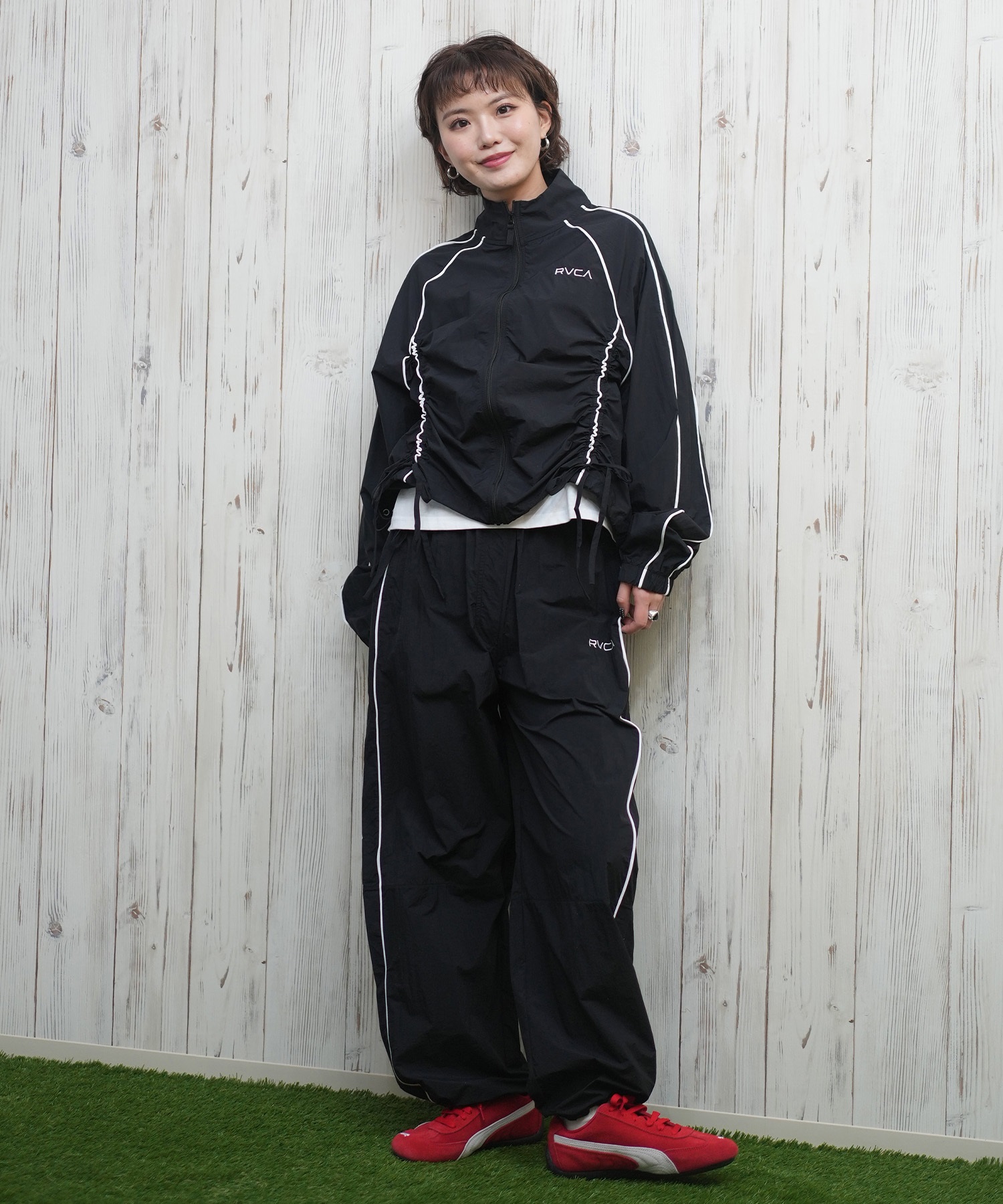 RVCA ルーカ レディース ジャケット トラックジャケット BF043-755(ABS-M)