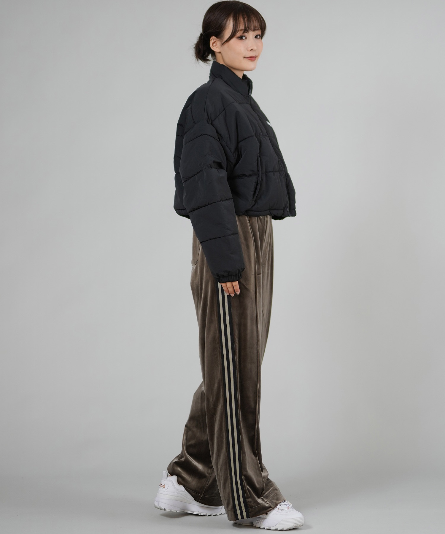 RVCA ルーカ ジャケット レディース シンプル クロップド丈 ショート丈