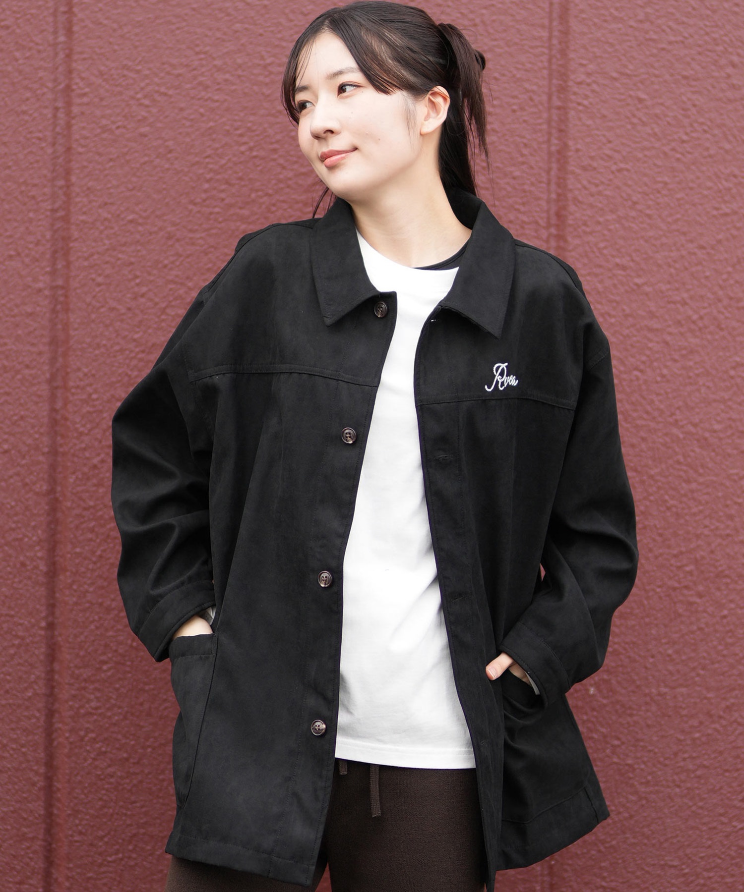 RVCA ルーカ ジャケット レディース シンプル ワンポイント ロゴ DEVON