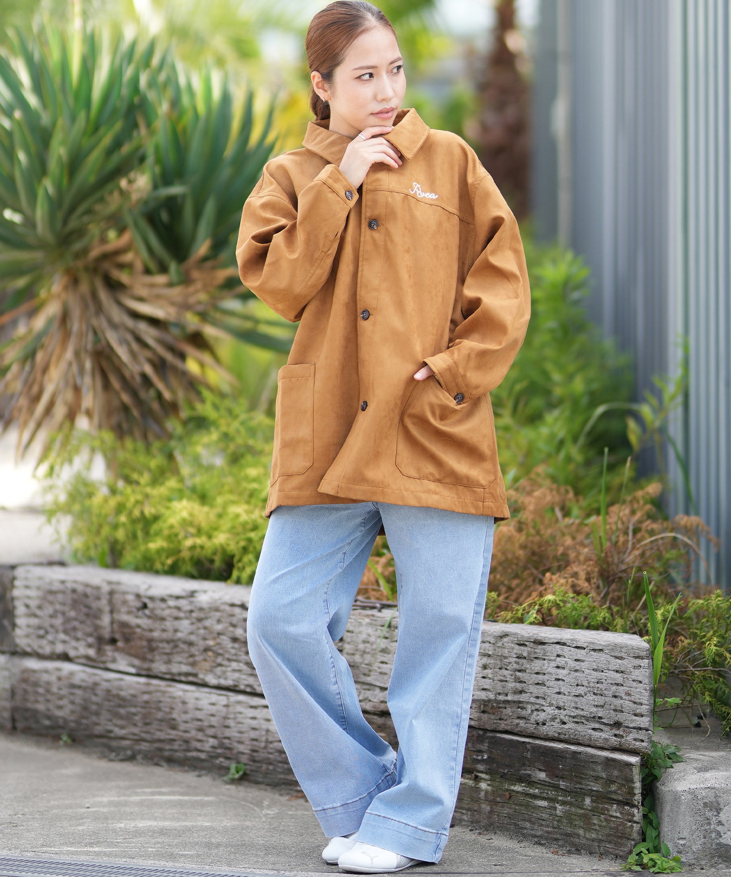 RVCA ルーカ ジャケット レディース シンプル ワンポイント ロゴ DEVON