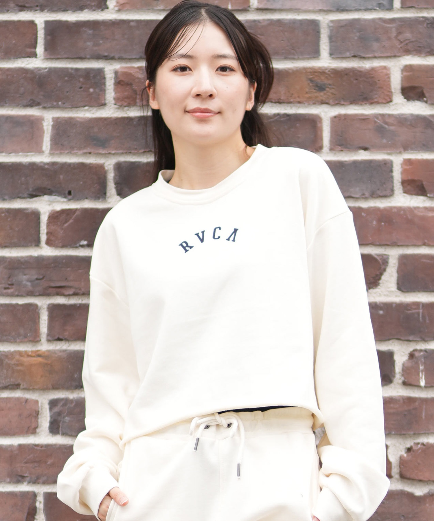 RVCA ルーカ トレーナー スウェット レディース バックプリント