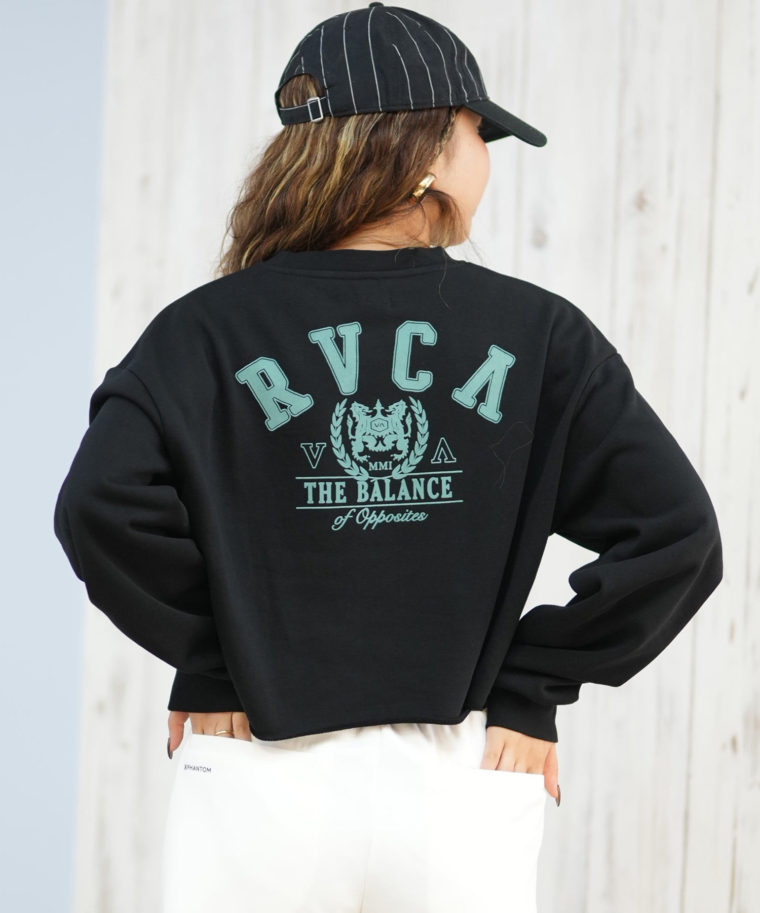 roku バック カシュクール スウェット RVCA（ルーカ）の「【WEB限定】[RVCA/ルーカ] STACKHOUSE CR バック