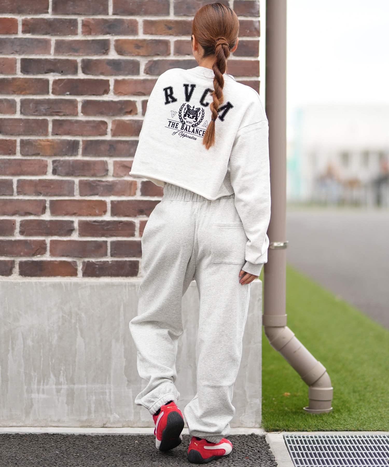 RVCA ルーカ トレーナー スウェット レディース バックプリント